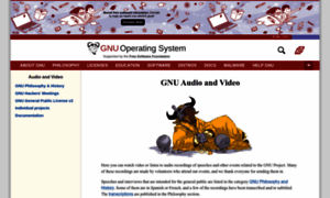 Audio-video.gnu.org thumbnail