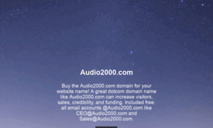 Audio2000.com thumbnail