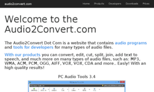 Audio2convert.com thumbnail