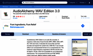 Audioalchemy-wav-edition.software.informer.com thumbnail