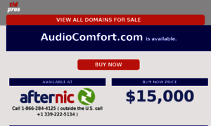 Audiocomfort.com thumbnail