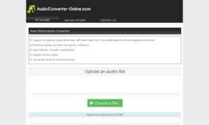 Audioconverter-online.com thumbnail