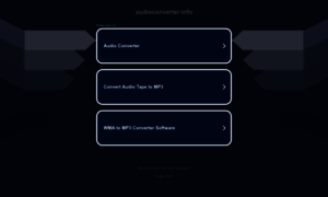 Audioconverter.info thumbnail