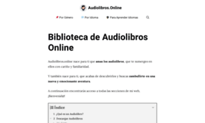 Audiolibros.online thumbnail