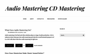 Audiomasteringcdmastering.com thumbnail