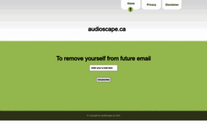 Audioscape.ca thumbnail