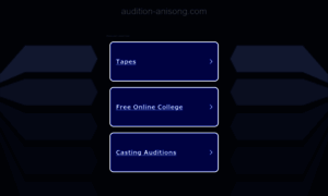 Audition-anisong.com thumbnail
