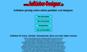 Aufkleber-designer.de thumbnail