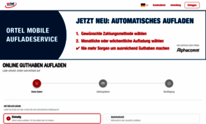 Aufladen.ortelmobile.de thumbnail