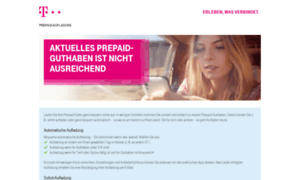 Aufladen.t-mobile.de thumbnail