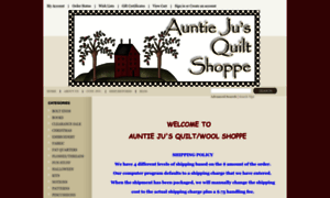 Auntiejusquiltshoppe.com thumbnail
