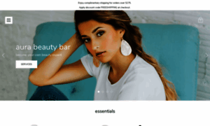 Aurabeautybar.com thumbnail