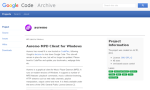 Auremo.googlecode.com thumbnail