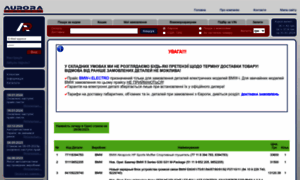 Aurora-parts.com.ua thumbnail