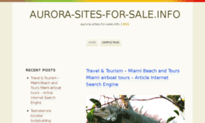 Aurora-sites-for-sale.info thumbnail