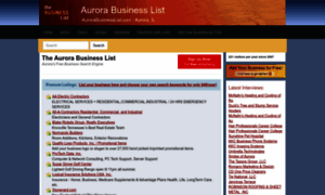 Aurora.businesslistus.com thumbnail