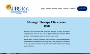 Auroramassagetherapyclinic.ca thumbnail