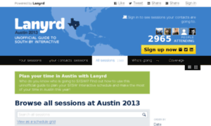 Austin2013.lanyrd.com thumbnail