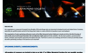 Austinpondsociety.org thumbnail