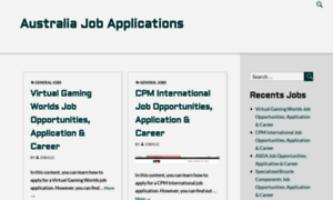 Australiajobapplications.com thumbnail