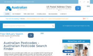 Australian-post-codes.com thumbnail
