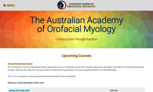 Australianacademyoforofacialmyology.com.au thumbnail
