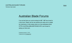 Australianbladeforums.com thumbnail