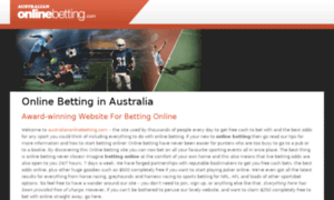 Australianonlinebetting.com thumbnail