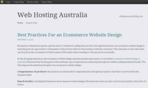 Australiawebhostingsite.blog.com thumbnail