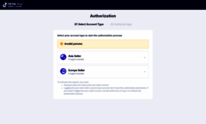Auth.tiktok-shops.com thumbnail