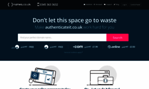 Authenticateit.co.uk thumbnail