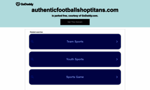 Authenticfootballshoptitans.com thumbnail