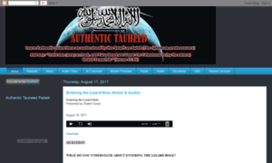 Authentictauheed.com thumbnail