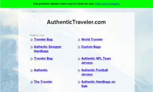 Authentictraveler.com thumbnail