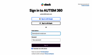 Autism360.slack.com thumbnail