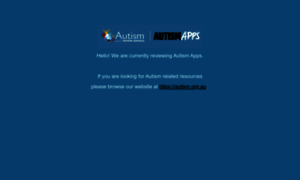 Autismapps.org.au thumbnail