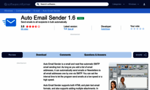 Auto-email-sender.software.informer.com thumbnail