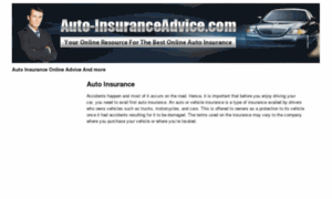Auto-insuranceadvice.com thumbnail