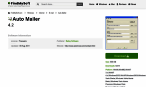 Auto-mailer.findmysoft.com thumbnail