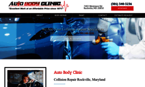 Autobodyclinicmd.com thumbnail