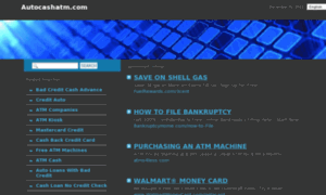 Autocashatm.com thumbnail