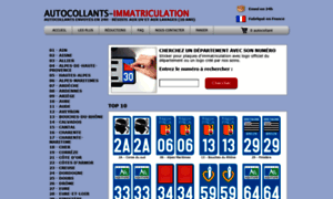 Autocollants-immatriculation.com thumbnail