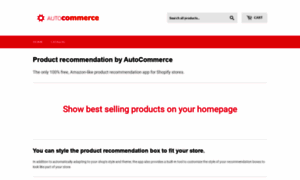 Autocommerce-product-recommendation.myshopify.com thumbnail