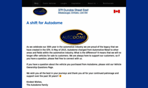 Autodome.ca thumbnail