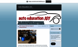 Autoeducation101.wordpress.com thumbnail