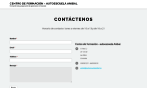 Autoescuelaanibal.es thumbnail