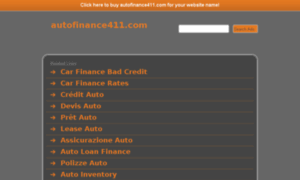 Autofinance411.com thumbnail