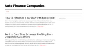 Autofinancecompanies.net thumbnail