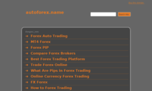 Autoforex.name thumbnail