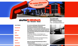 Autofroehlich.com thumbnail